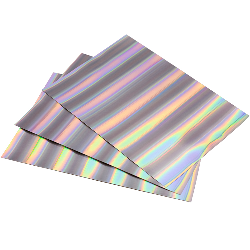 Cross-light column laser silver card